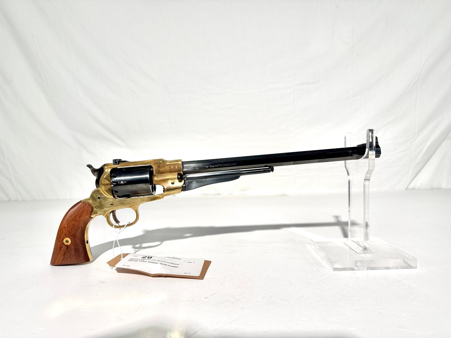 29 PIETTA 1858 44 CAL BLACK POWDER REVOLVER