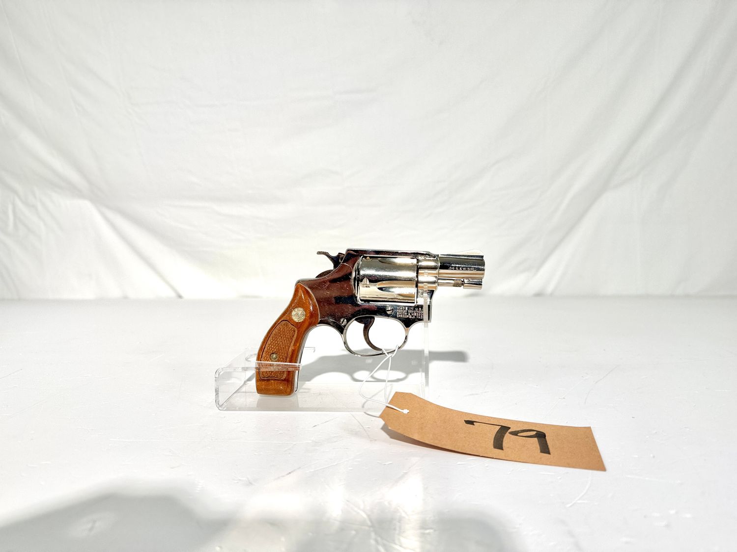 79 SMITH &amp; WESSON MODEL 36 38 SPL REVOLVER