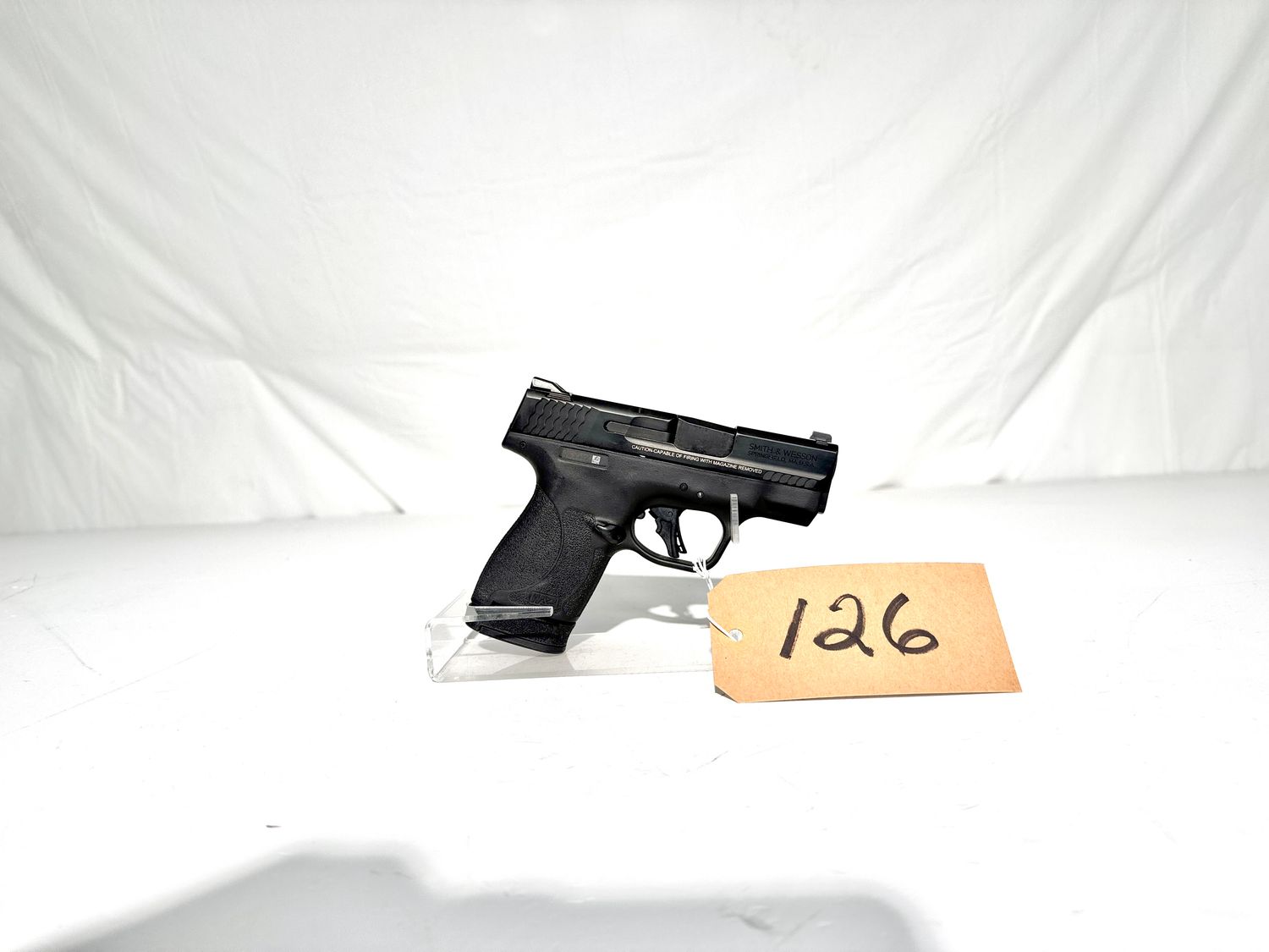 126 SMITH &amp; WESSON M&amp;P SHIELD PLUS 9MM SEMI AUTO PISTOL