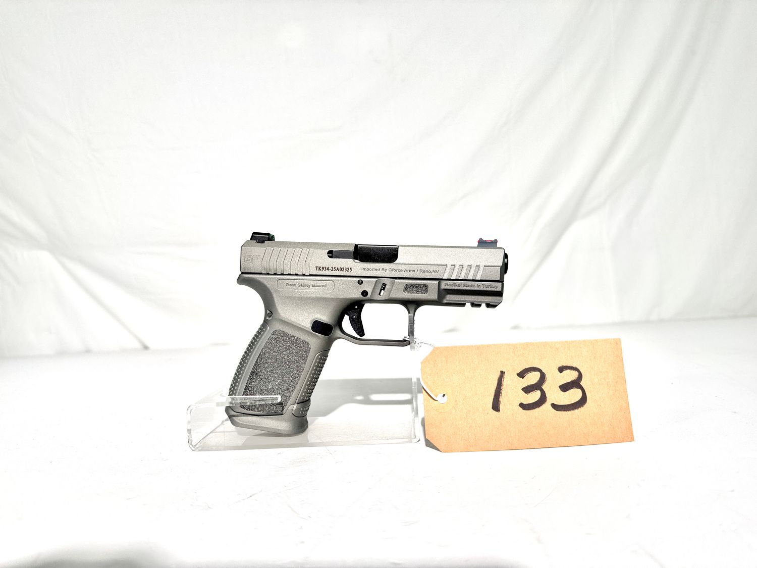 133 GFORCE ARMS RPX9 EXODUS 9MM SEMI AUTO PISTOL