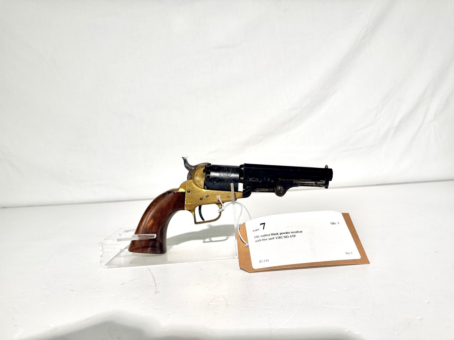 7 FIE replica black powder revolver