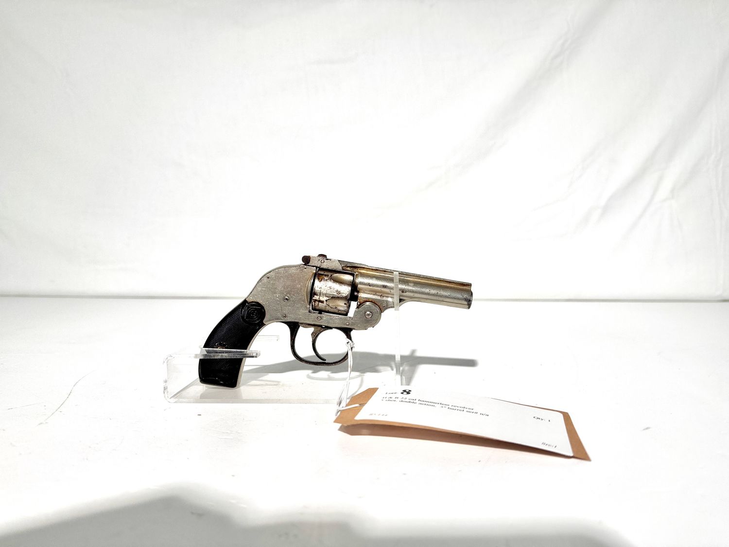 8 H &amp; R 22 cal hammerless revolver