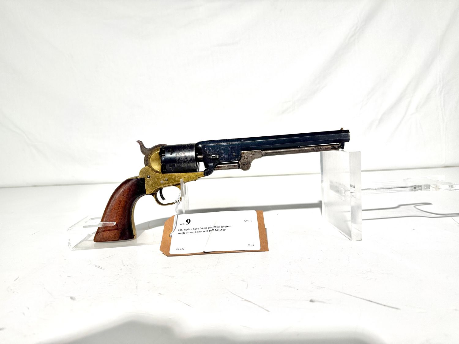 9 EIG replica Navy 36 cal percussion revolver