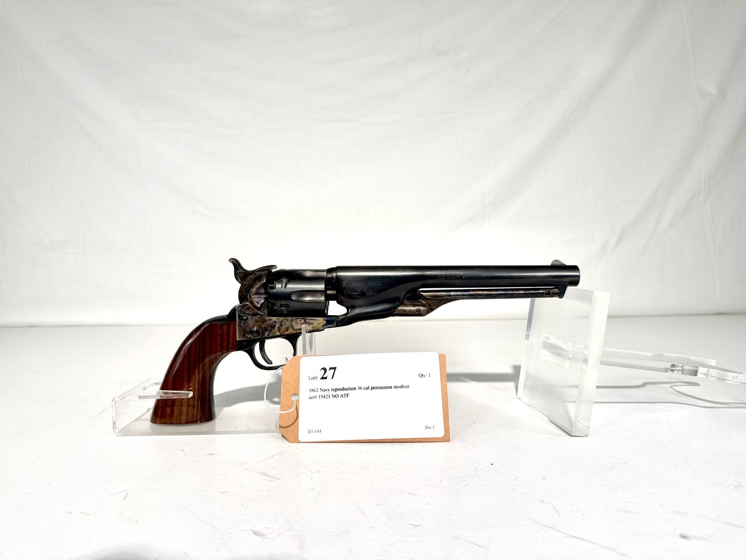 27 1862 Navy reproduction 36 cal percussion revolver