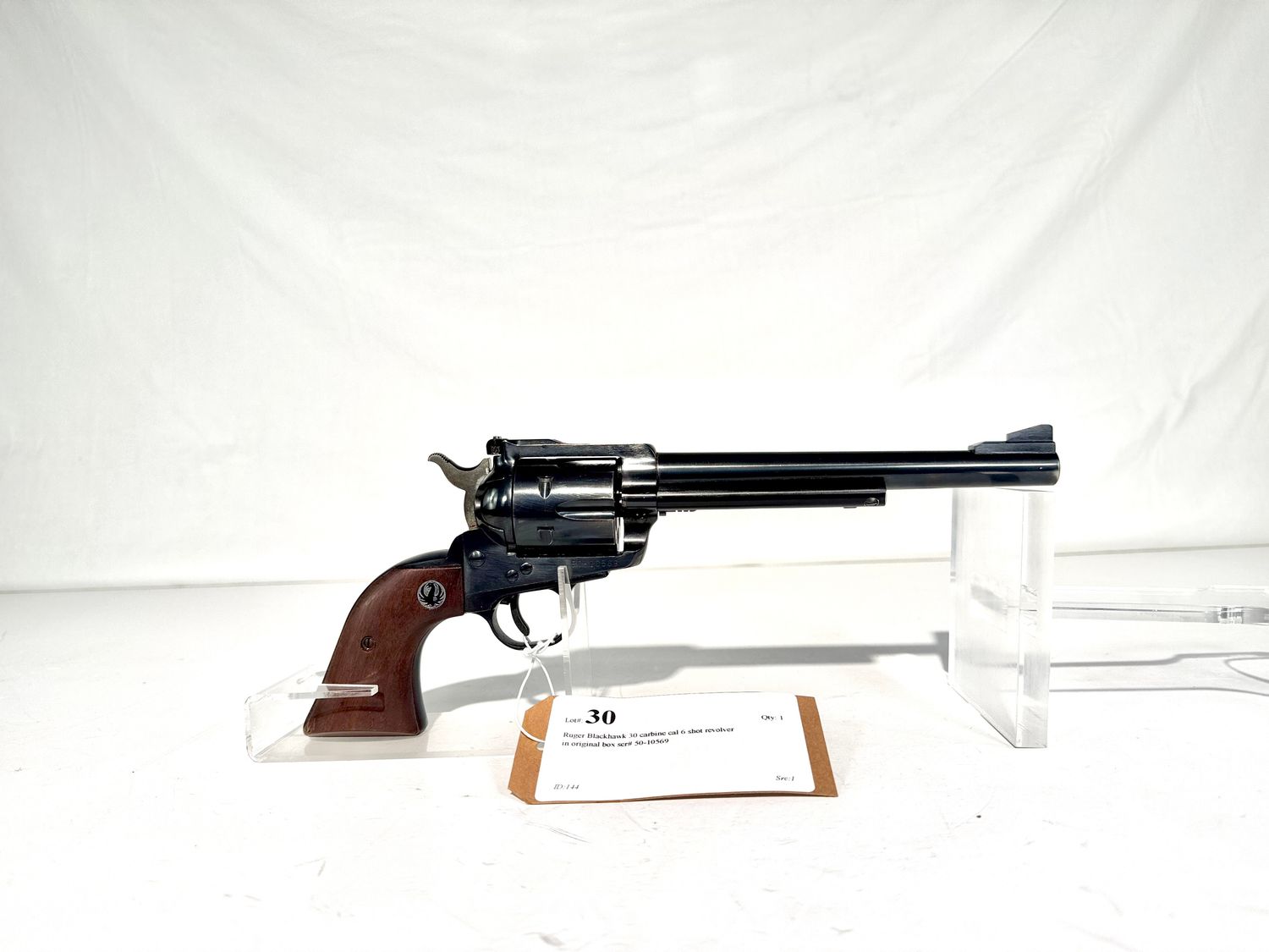 30 Ruger Blackhawk 30 carbine cal 6 shot revolver
