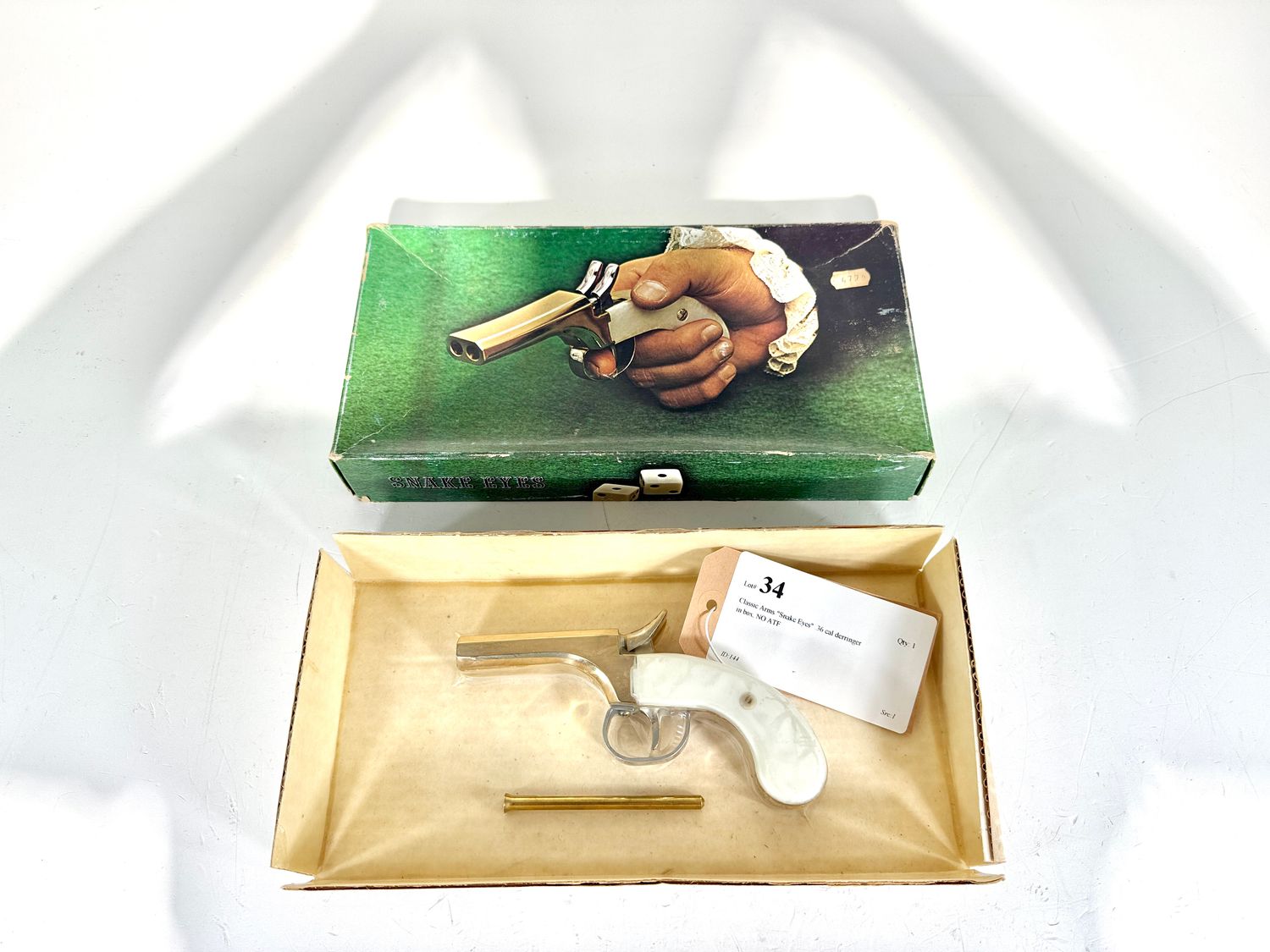 34 Classic Arms "Snake Eyes" .36 cal derringer