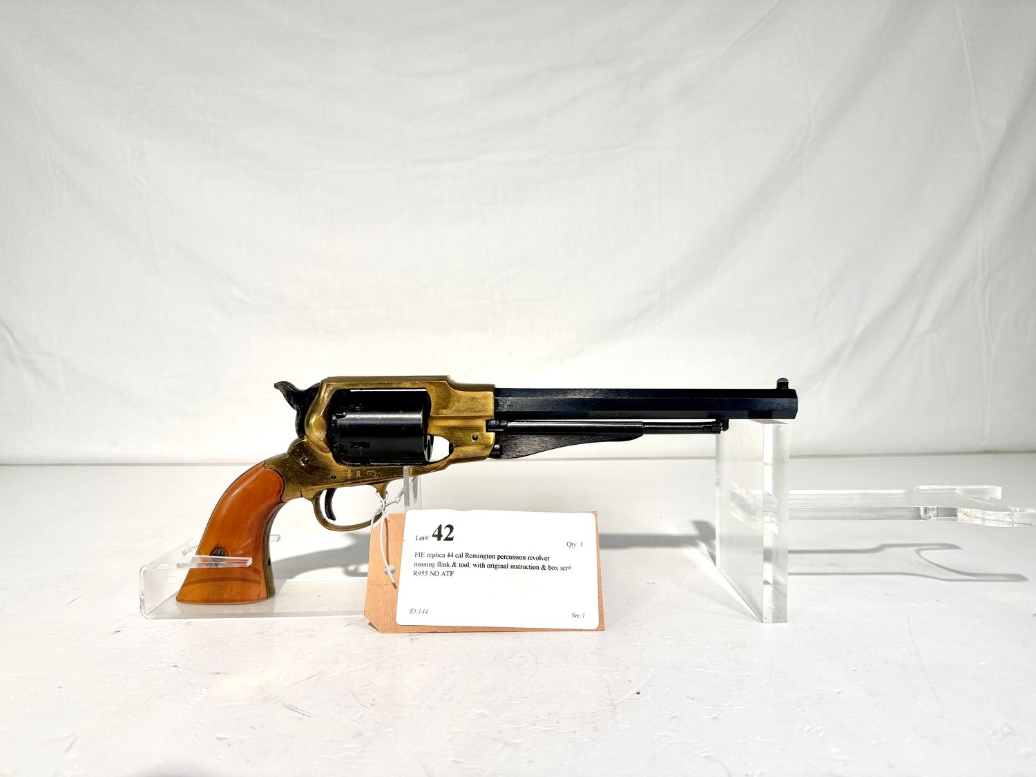 42 FIE replica 44 cal Remington percussion revolver