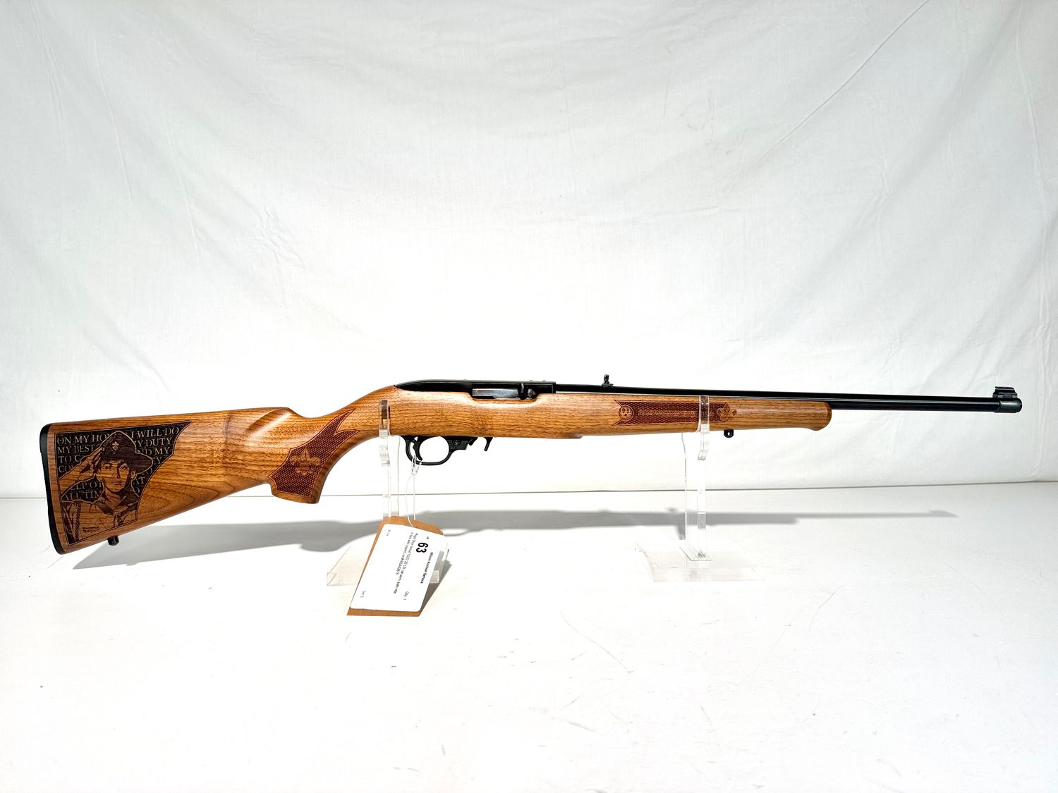 63 Ruger Boy Scout 10/22 22 LR cal semi auto rifle