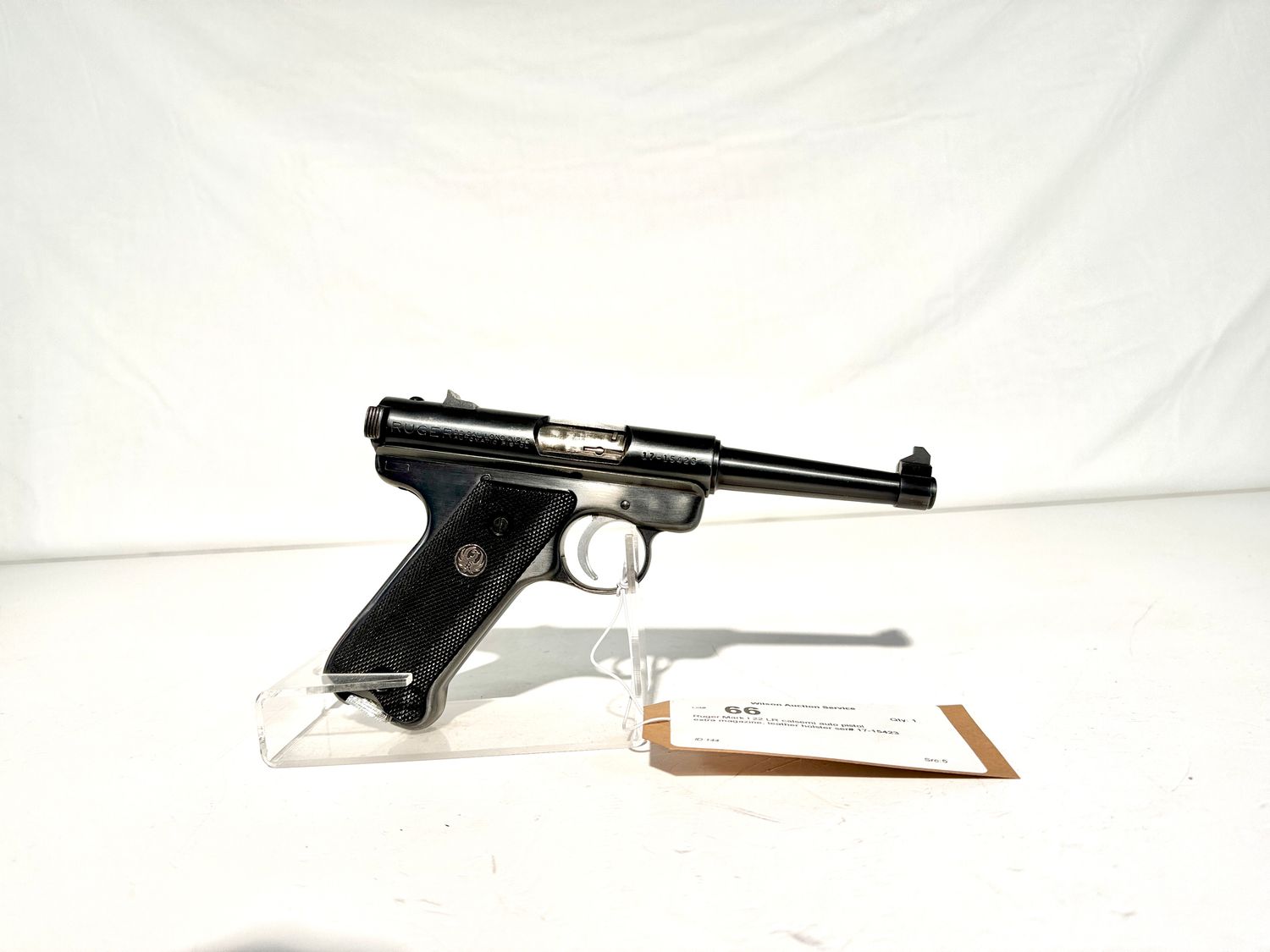 66 Ruger Mark I 22 LR cal semi auto pistol