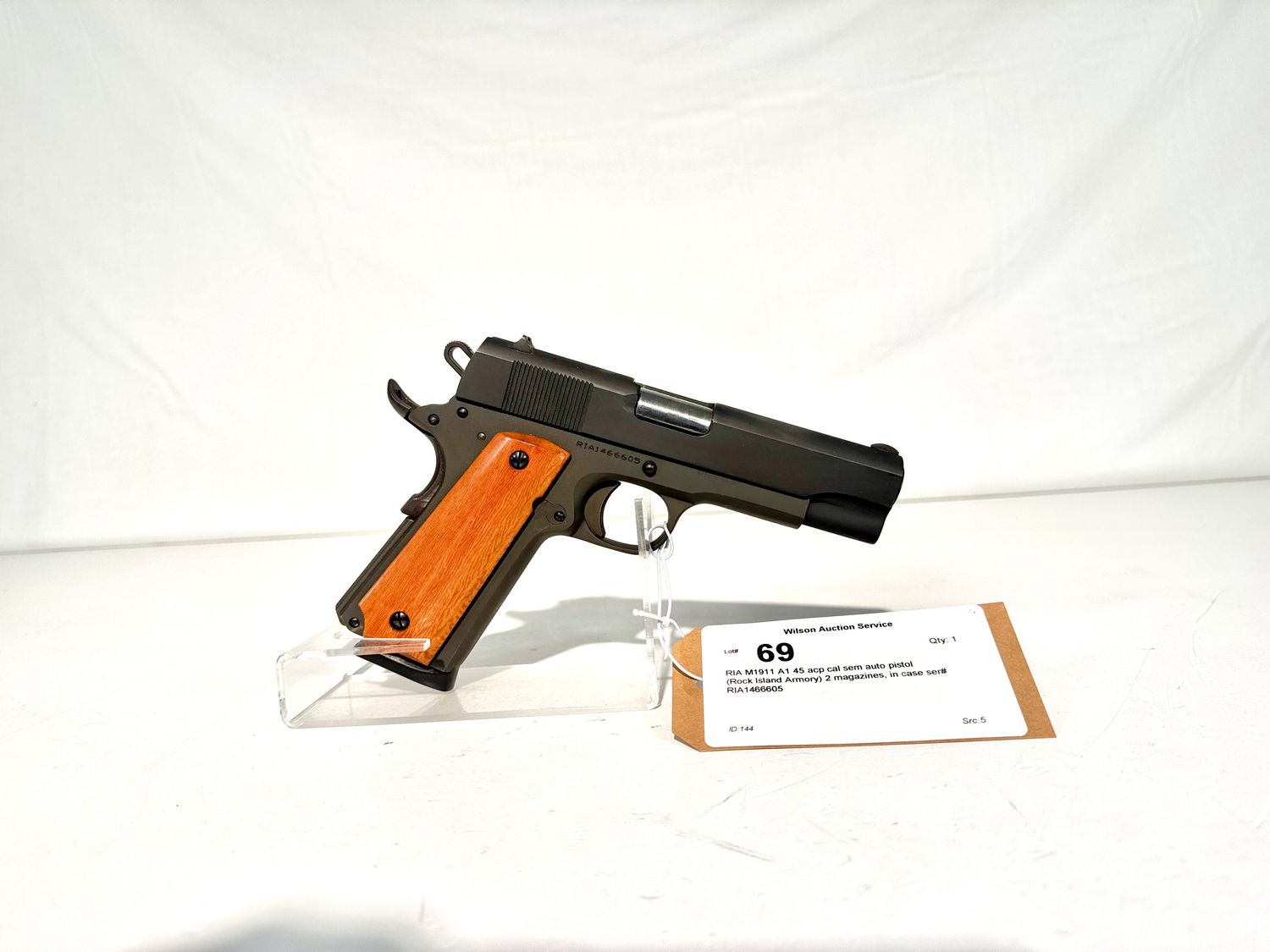 69 RIA M1911 A1 45 acp cal sem auto pistol