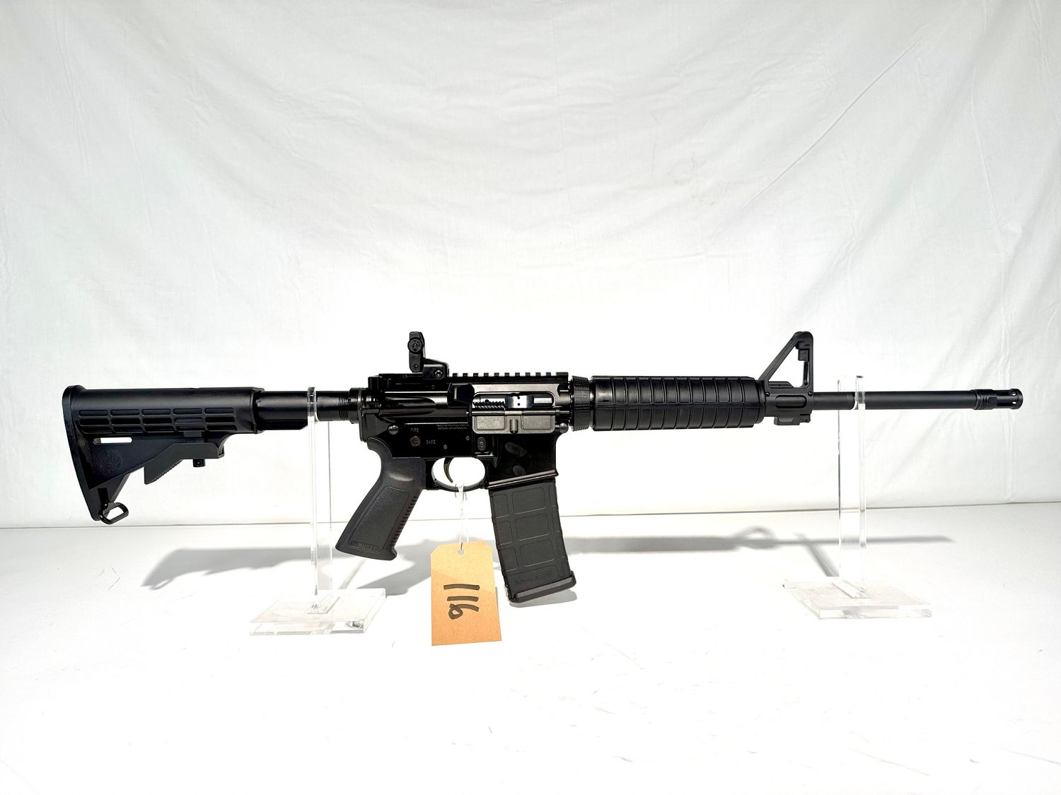 116 RUGER MOD AR-556 .223 CAL SEMI AUTO RIFLE