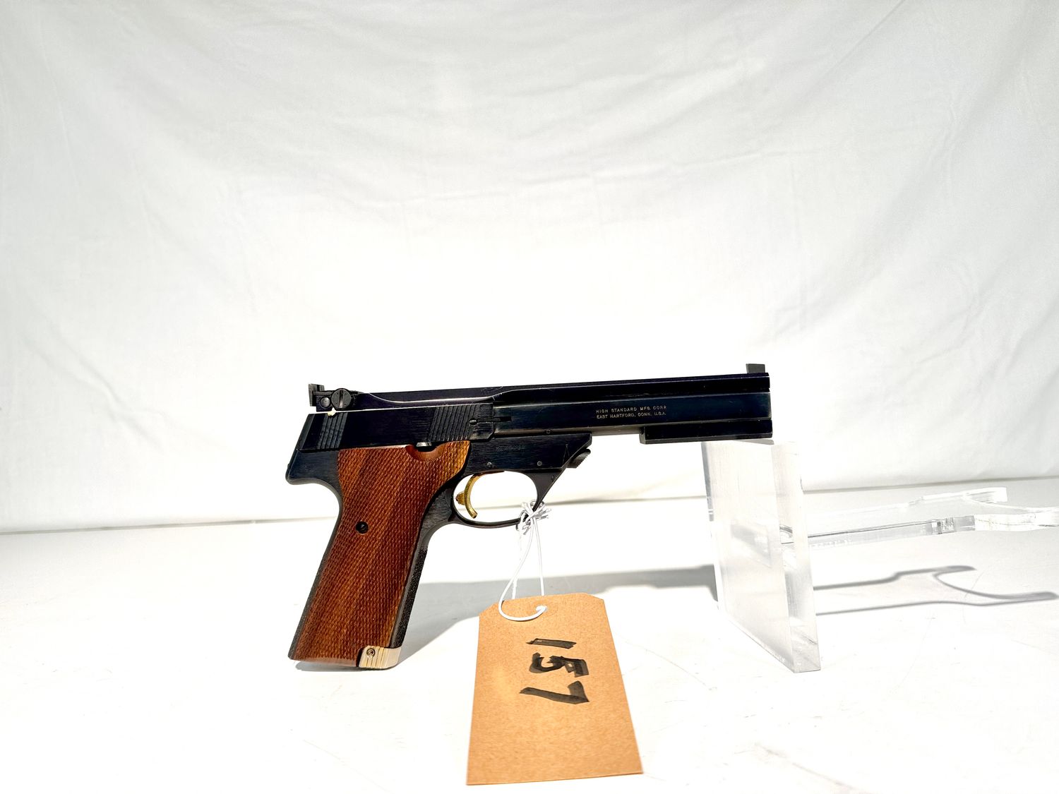 157 HIGH STANDARD VICTOR 22LR SEMI AUTO PISTOL