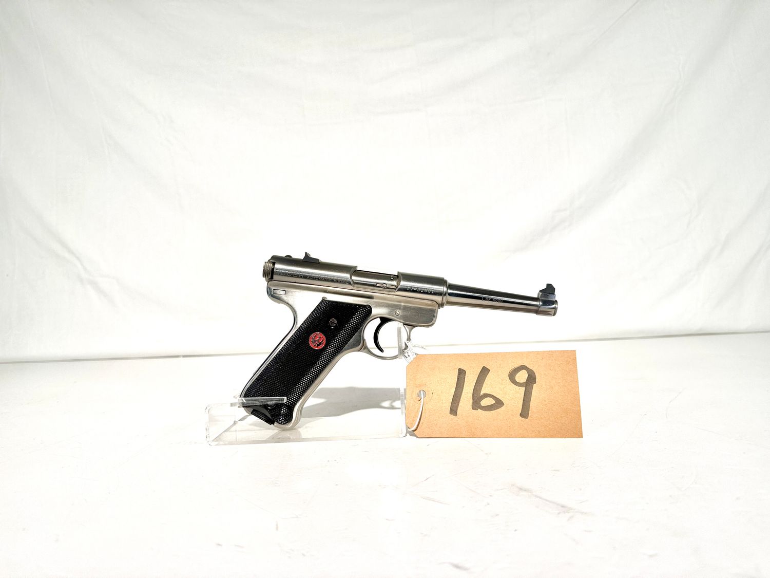 169 RUGER MARK II 22 LR CAL SEMI AUTO PISTOL