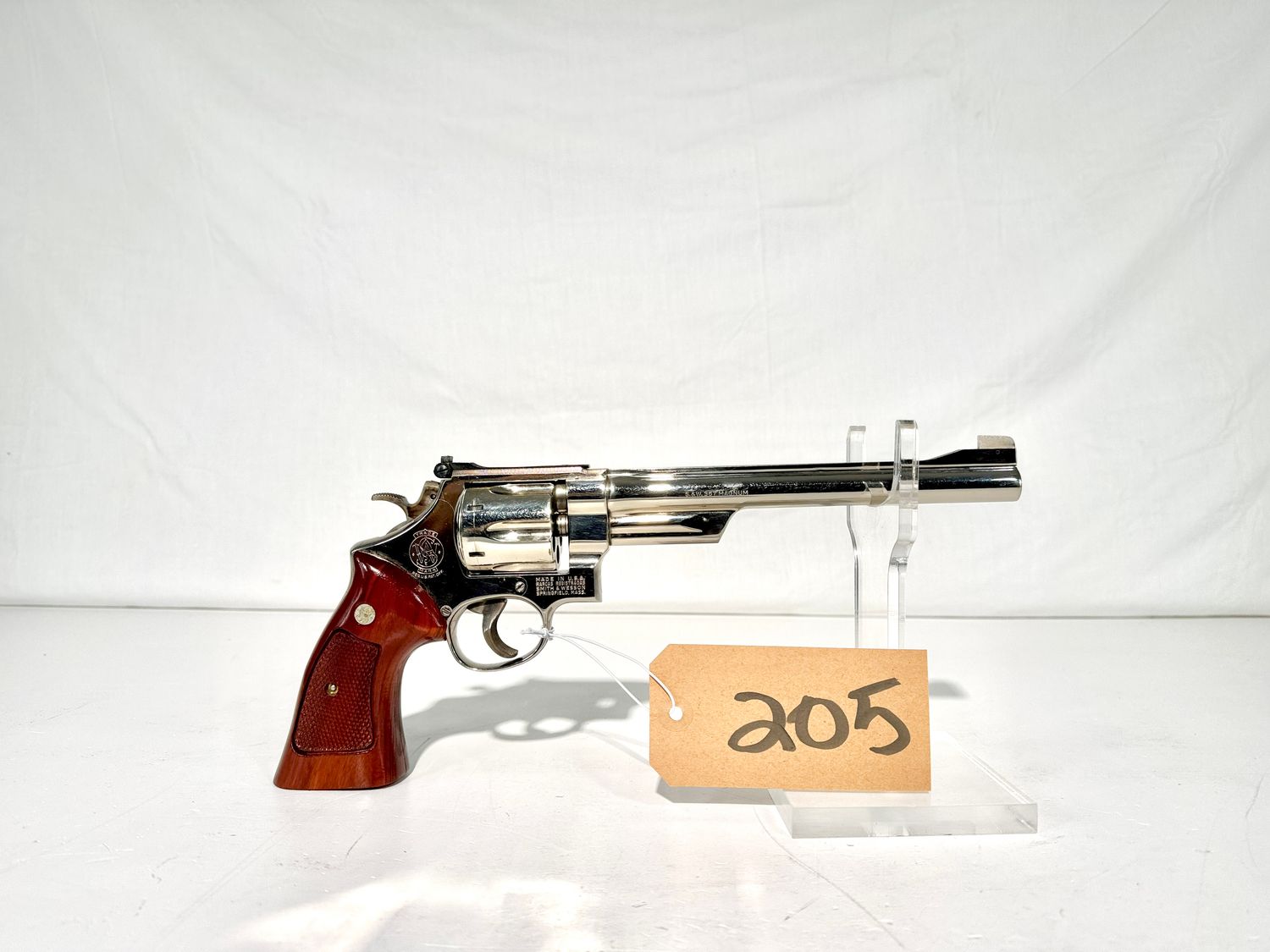 205 SMITH &amp; WESSON MOD 27-2 357 MAG REVOLVER