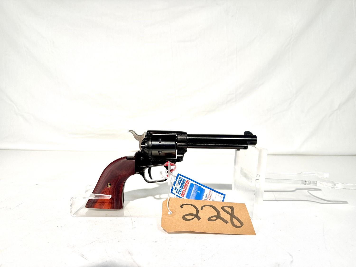 228 HERITAGE ROUGH RIDER 22LR/22MAG REVOLVER