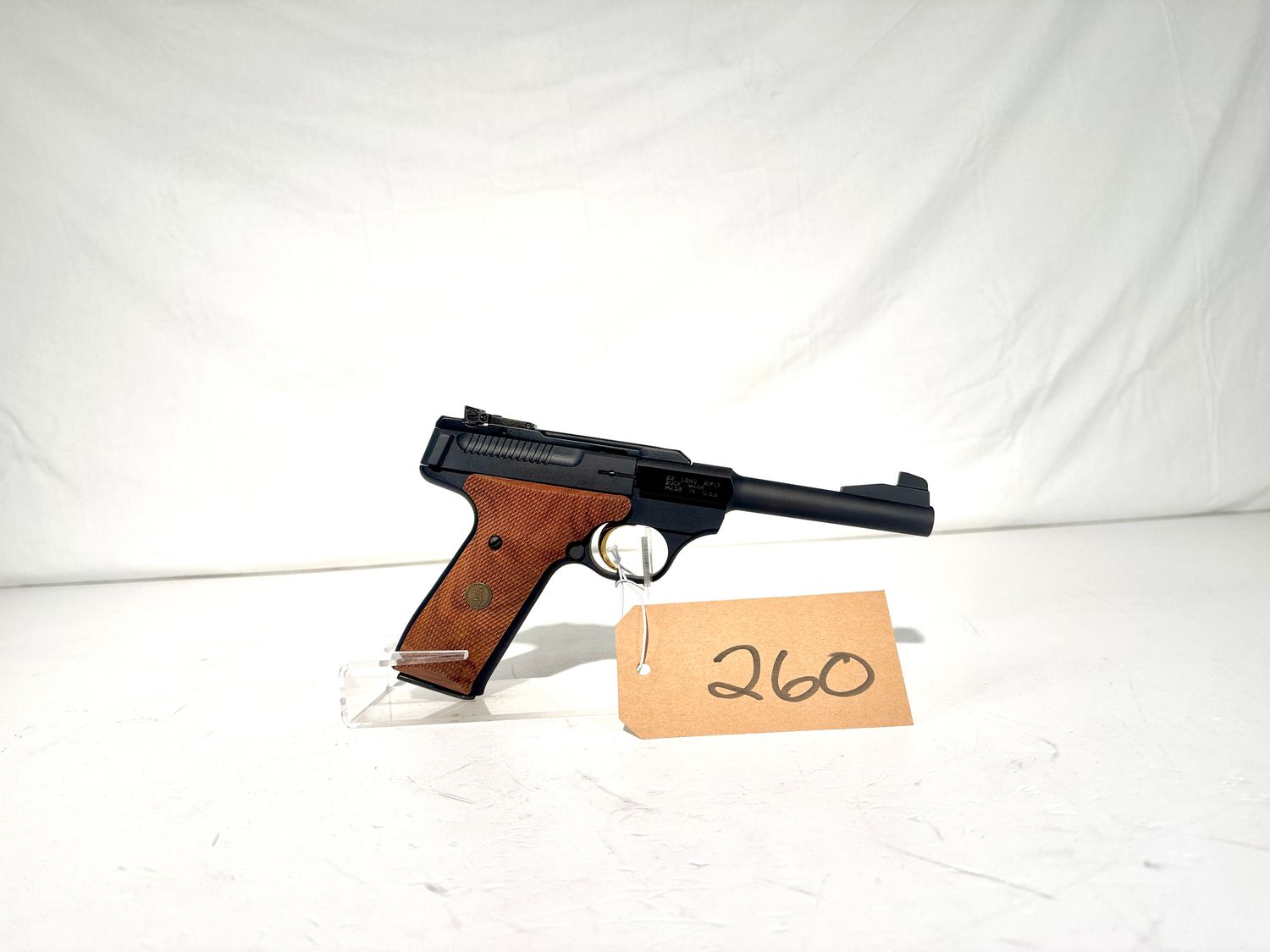 260 BROWNING BUCKMARK 22LR SEMI AUTO PISTOL