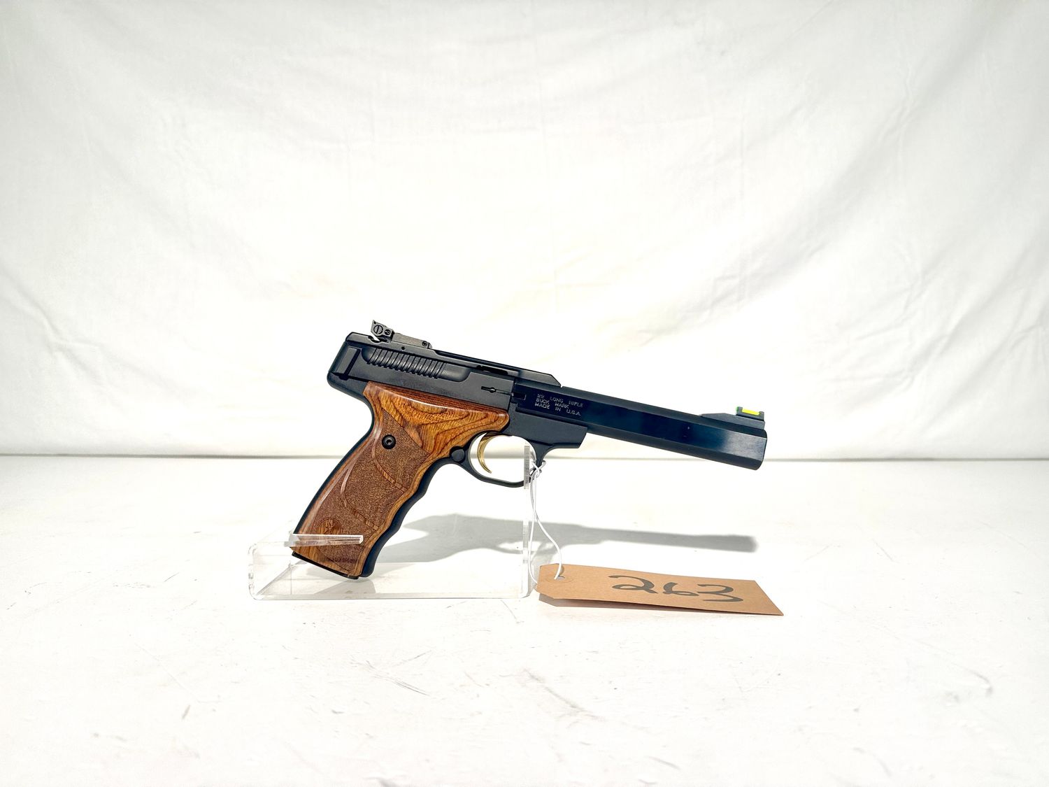 263 BROWNING BUCK MARK 22LR SEMI AUTO PISTOL