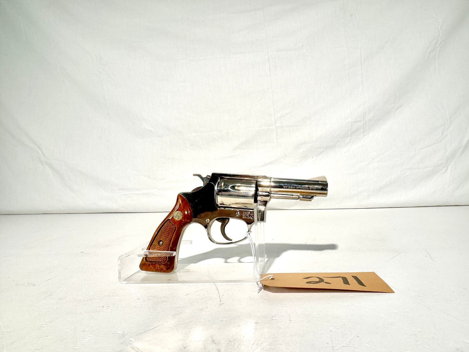 271 SMITH &amp; WESSON MODEL 36 38 S&amp;W REVOLVER
