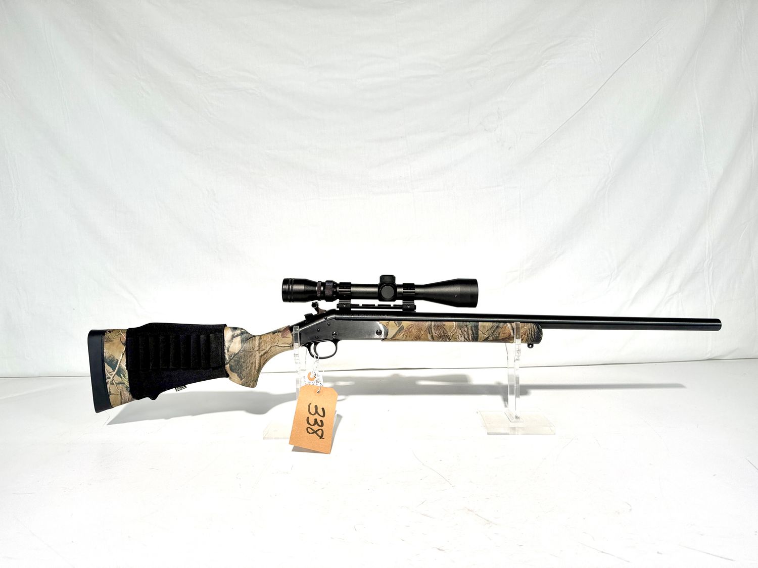 338 H &amp; R 22-250 REM CAL SINGLE SHOT RIFLE