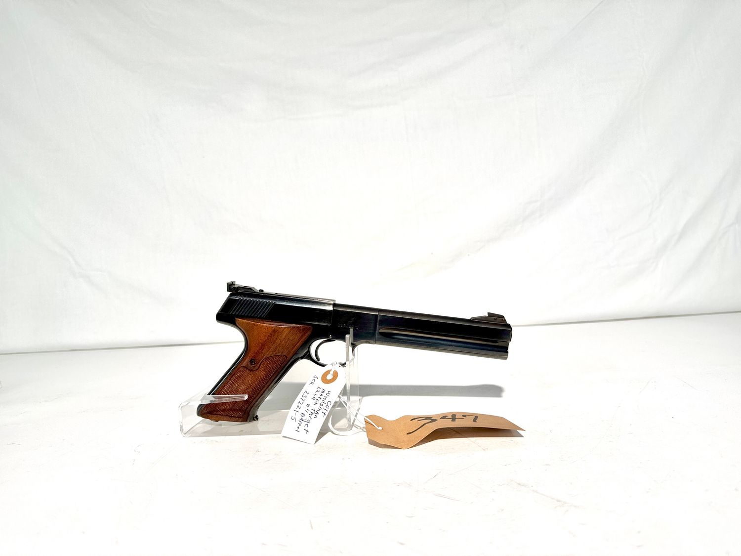 347 COLT WOODSMAN MATCH TARGET 22LR S/A PISTOL
