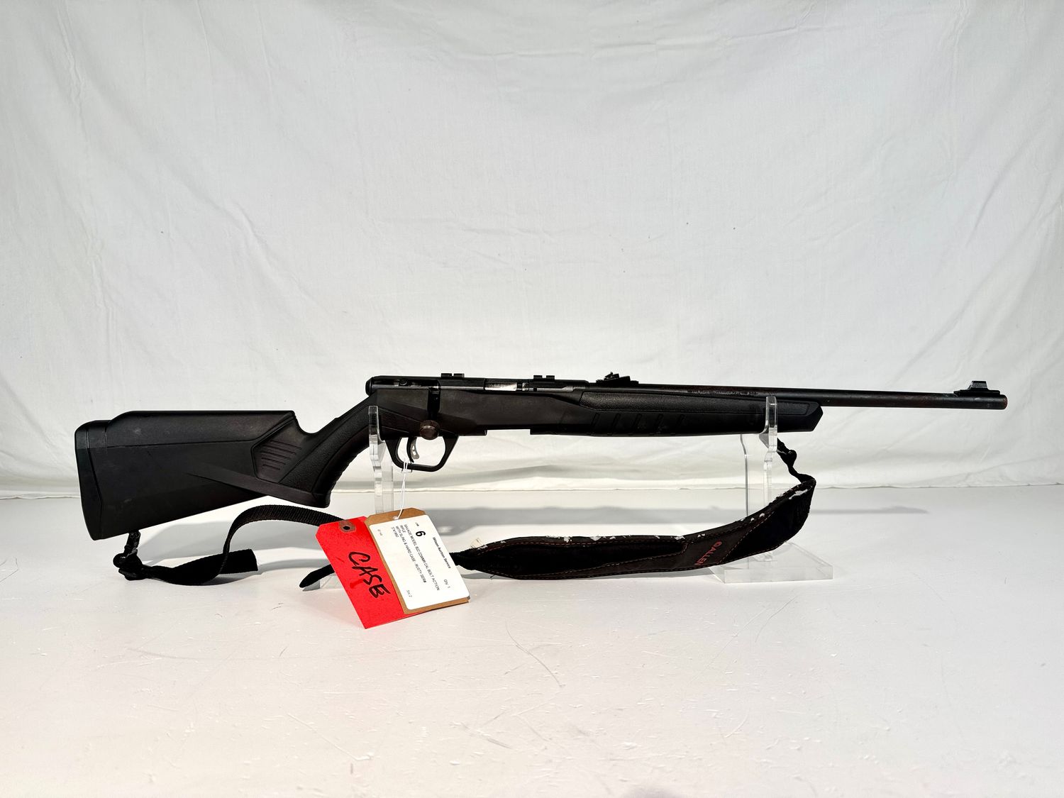 6 SAVAGE MODEL B22 22WMR CAL BOLT ACTION RIFLE