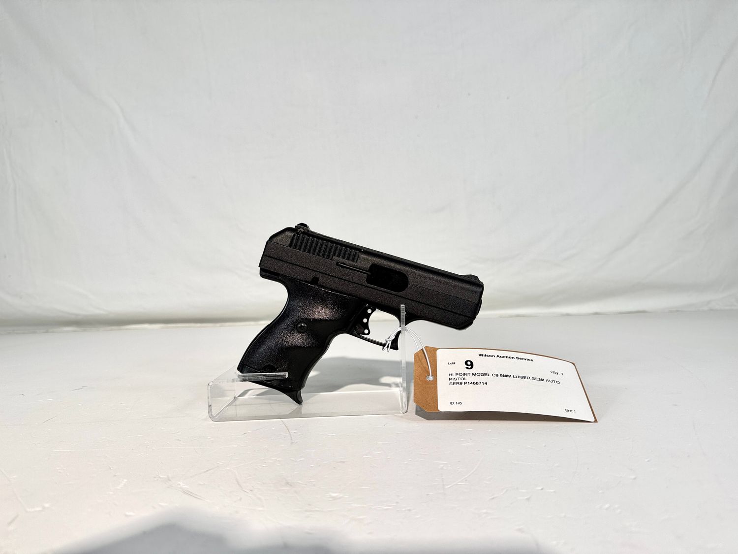 9 HI-POINT MODEL C9 9MM LUGER SEMI AUTO PISTOL