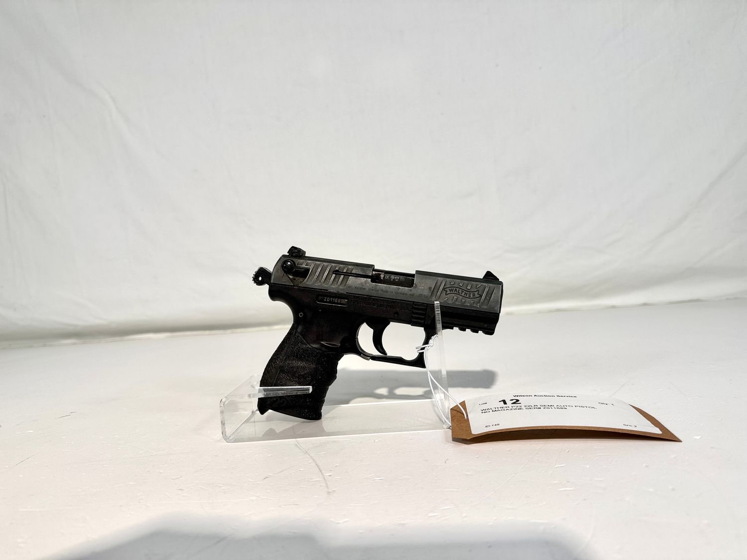 12 WALTHER P22 22LR SEMI AUTO PISTOL