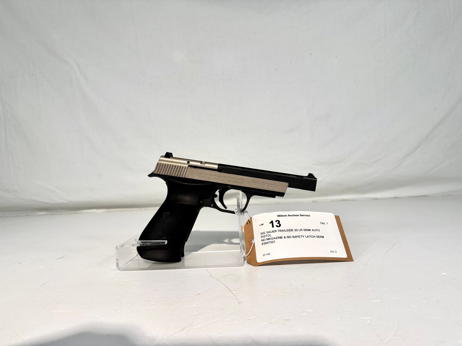 13 SIG SAUER TRAILSIDE 22 LR SEMI AUTO PISTOL