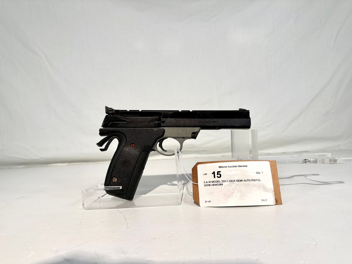 15 S &amp; W MODEL 22A-1 22LR SEMI AUTO PISTOL