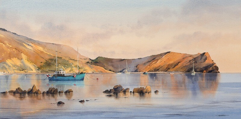 Evening Tranquility at Lulworth Cove