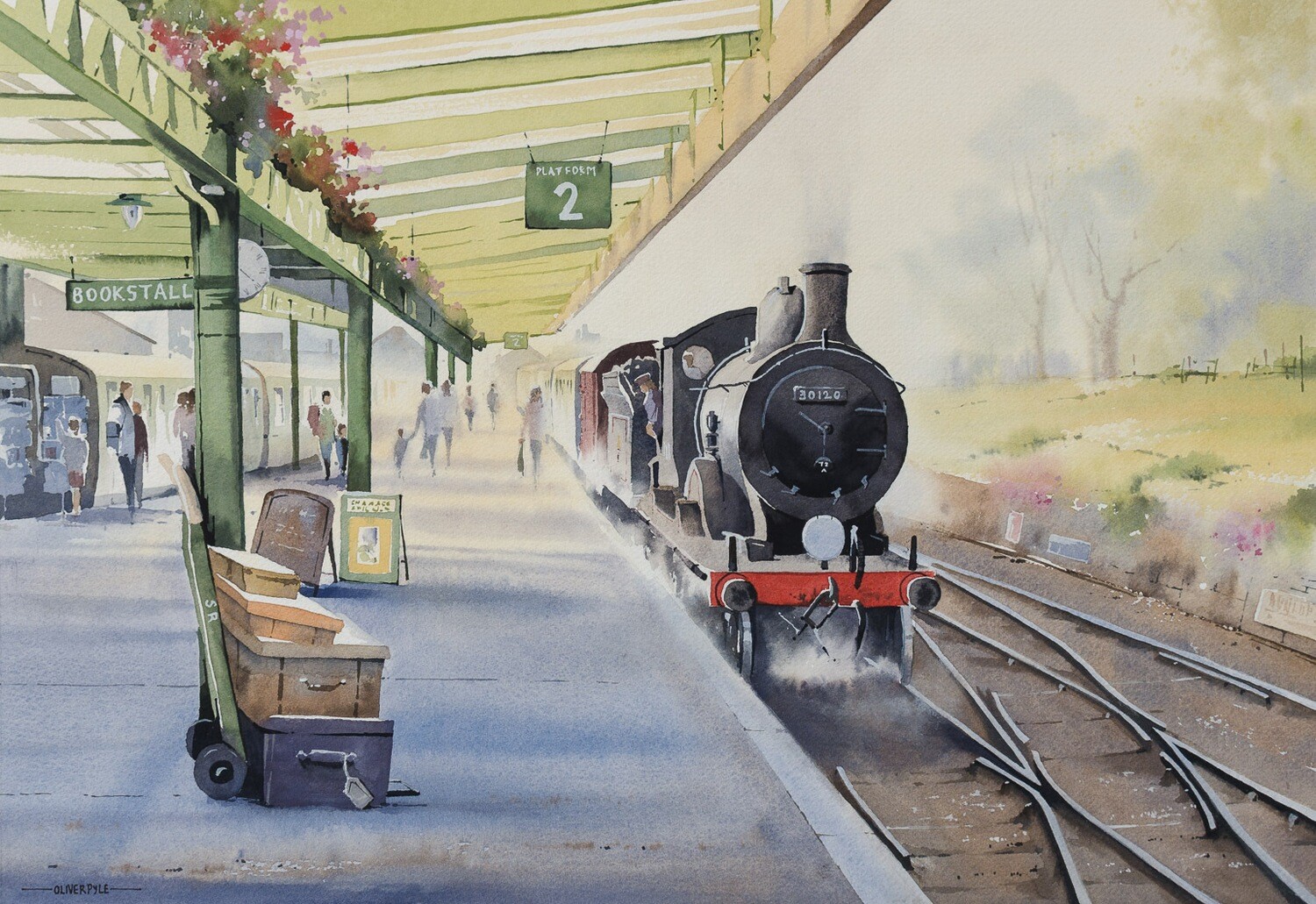 30120, Letting Off Steam at Swanage