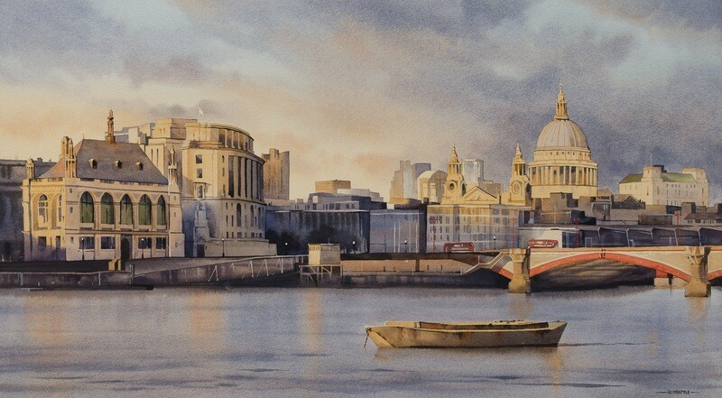 The Golden Glow of Evening, London