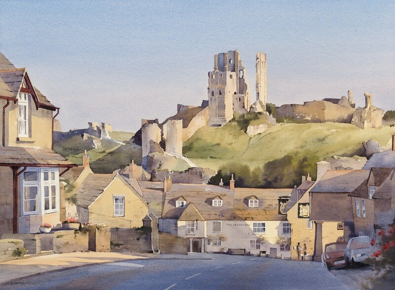 A Beautiful Start to the Day, Corfe Castle