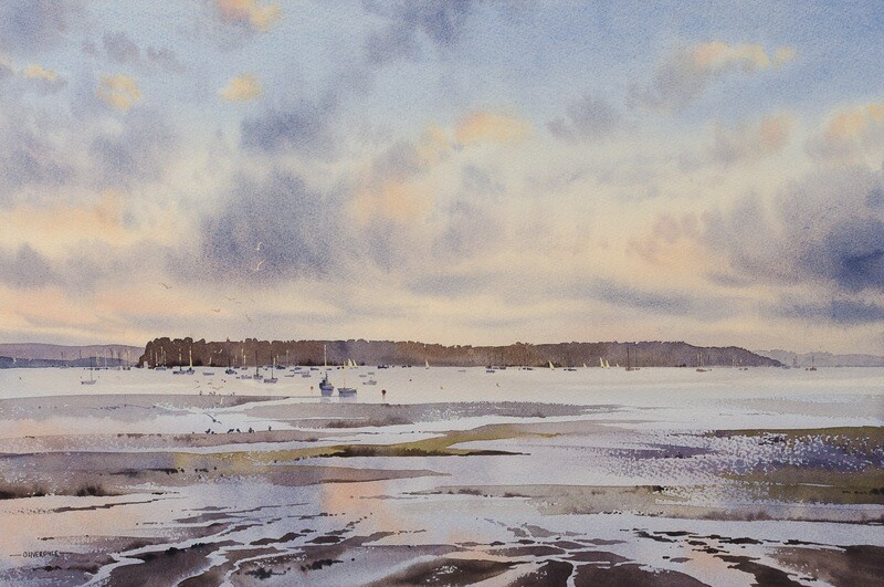 &#39;Sailing at Sunset, Brownsea Island&#39;