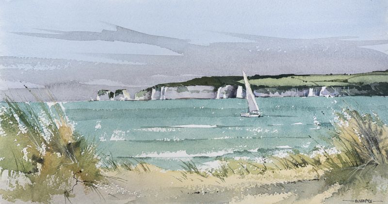 Warm &amp; Windy, Studland Bay