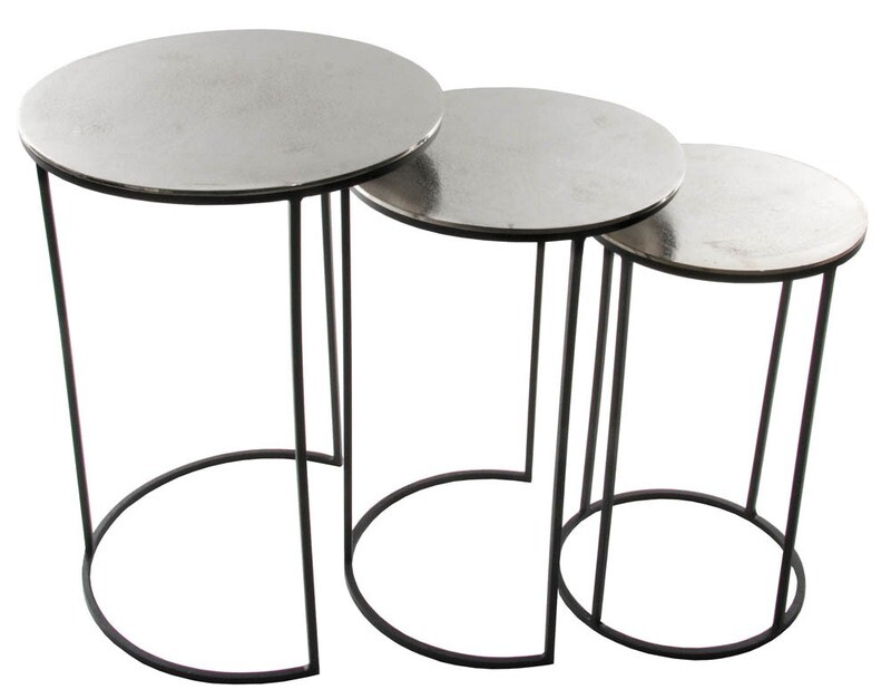 Set x3 Tables in Silver