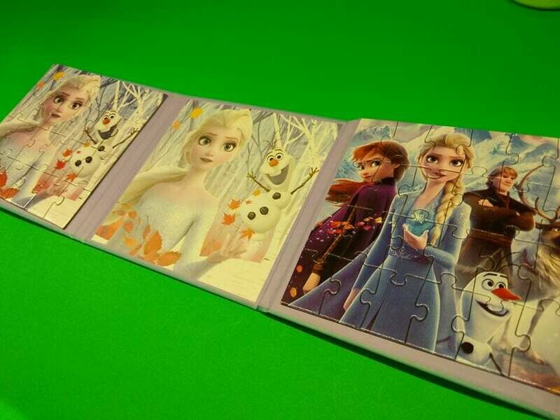 Frozen - მაგნიტური ფაზლი - წიგნი