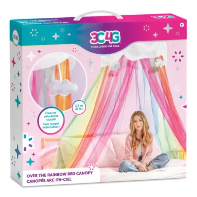 Make It Real 3C4G Over the Rainbow Bed Canopy