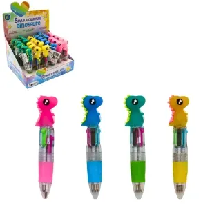 კალამი - თავზე დინოზავრით DINO PEN 10CM 4C