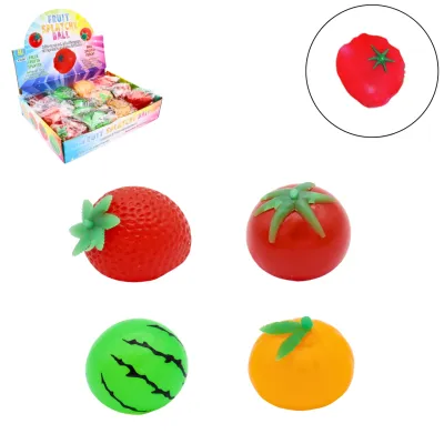 საჯმუჯნი - ფორთოხალი/საზამთრო  SPLATCHY WATER 6CM 6ASS