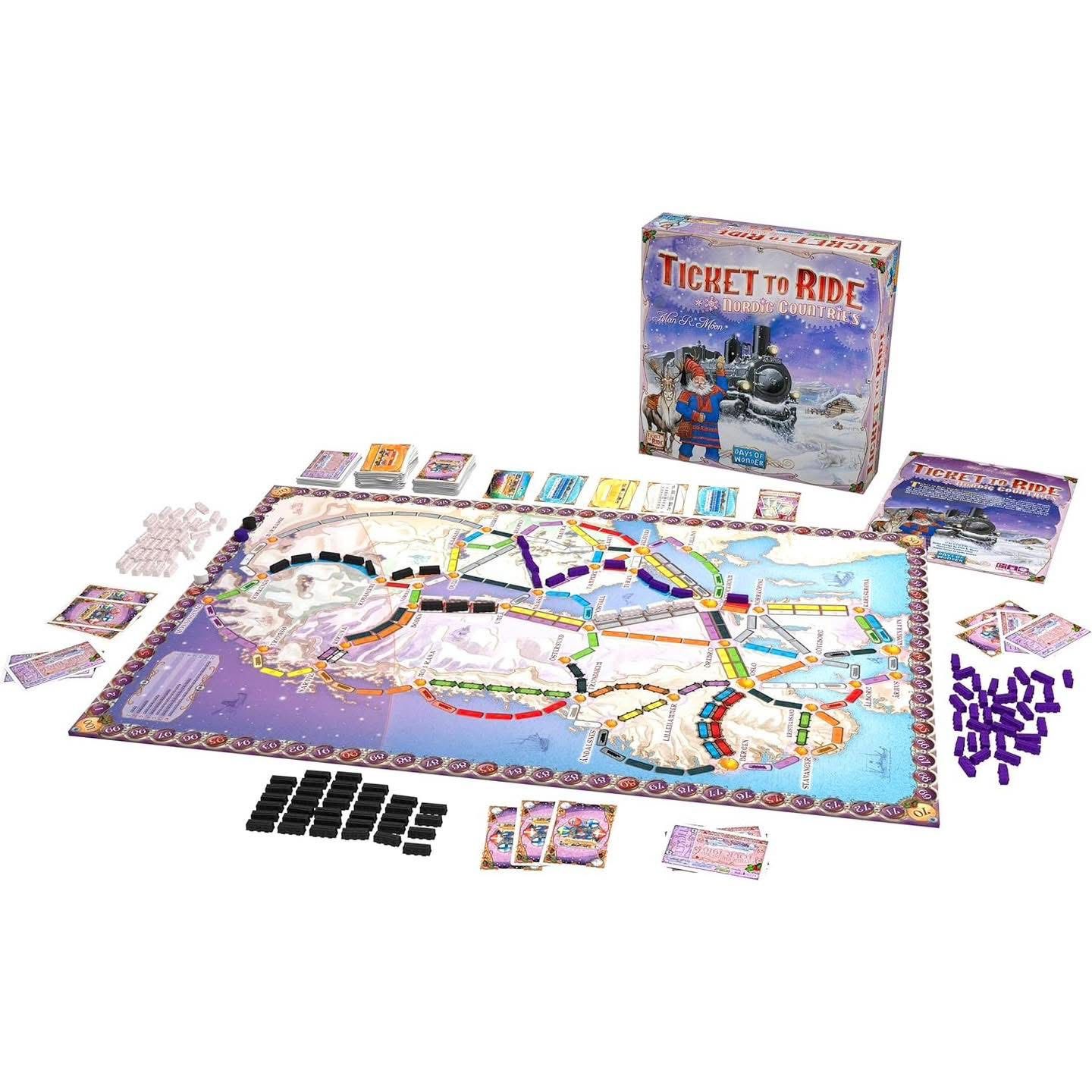 სამაგიდო თამაში - Ticket to ride Nordic countries