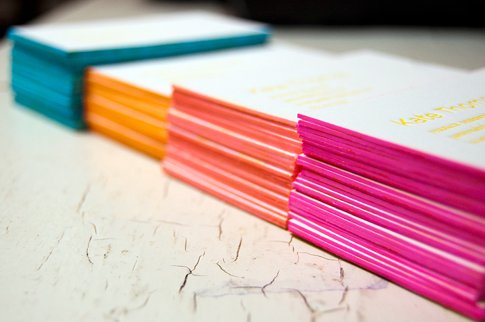 Gloss Painted Edge Business Cards