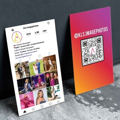 Instagram Business Cards