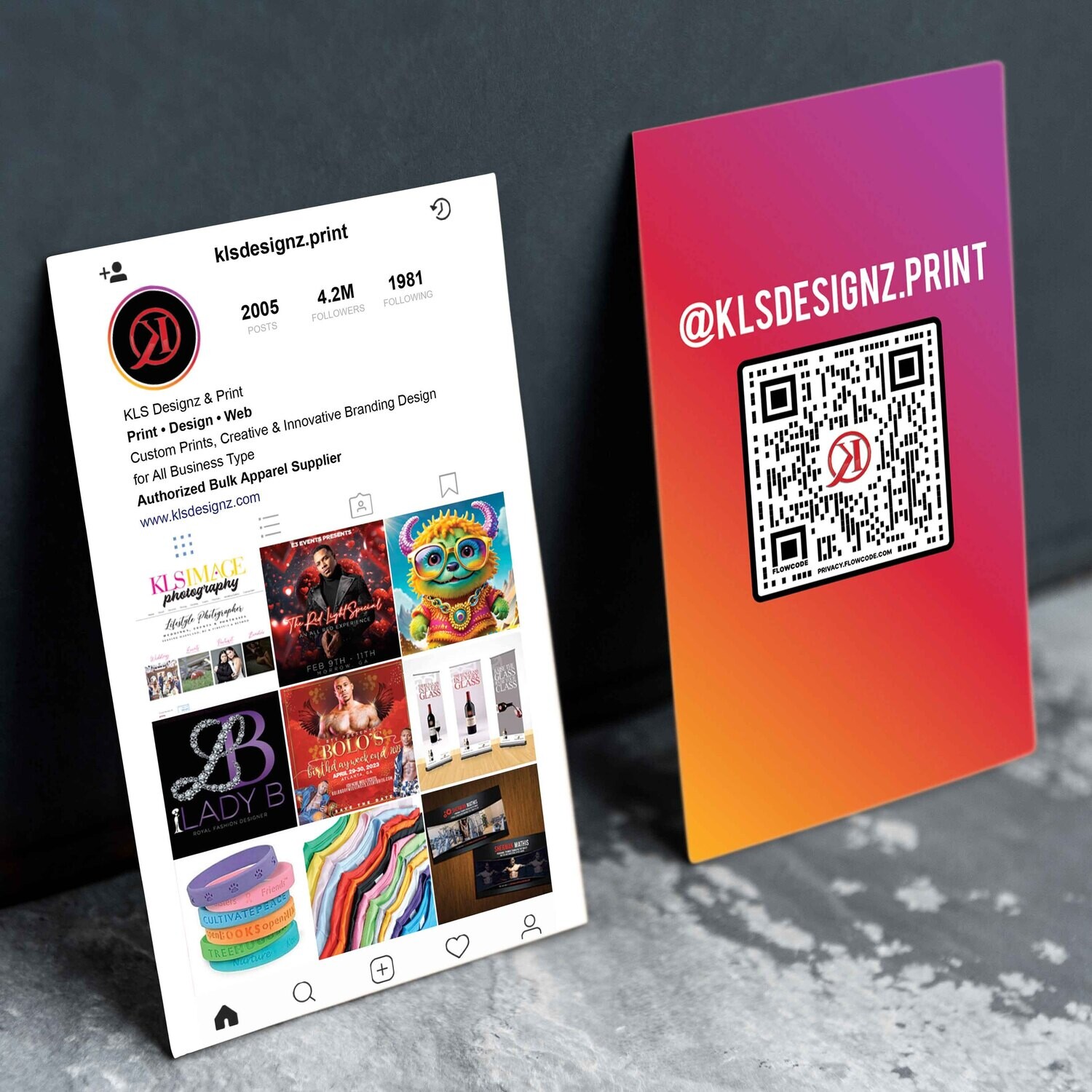 Instagram Business Cards