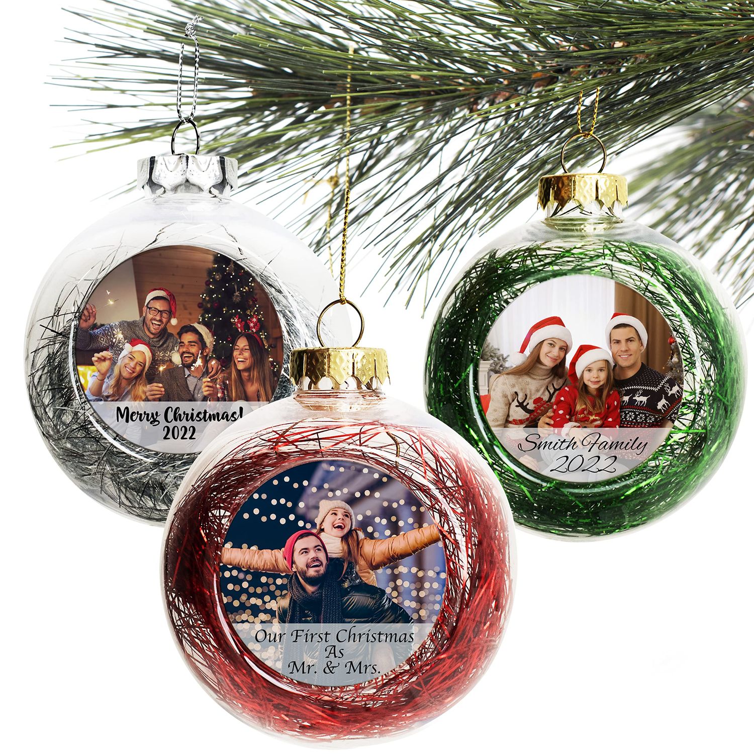 Custom Christmas Ball Ornaments