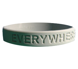 Debossed Silicone Wristbands