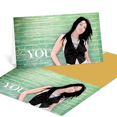 Graduation Photo Thank You Cards