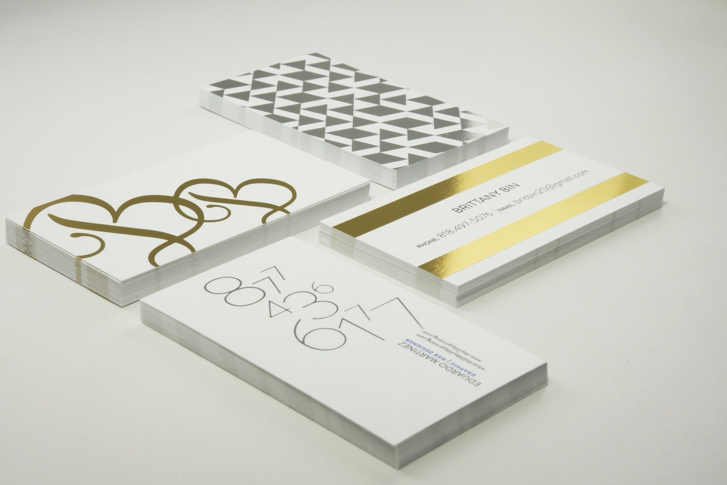 Foil Business Cards