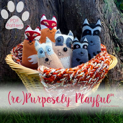 (re)Purposely Playful™ Woodland Pals™ PDF Sewing Pattern
