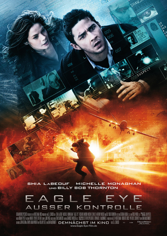 Eagle Eye 27 x 40 Movie Poster German Style A